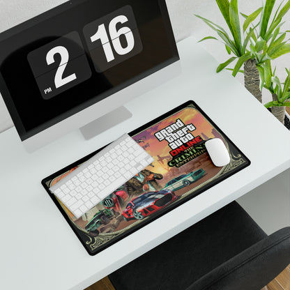 GTA 5 Criminal Enterprise High Definition PC PS Video Game Desk Mat