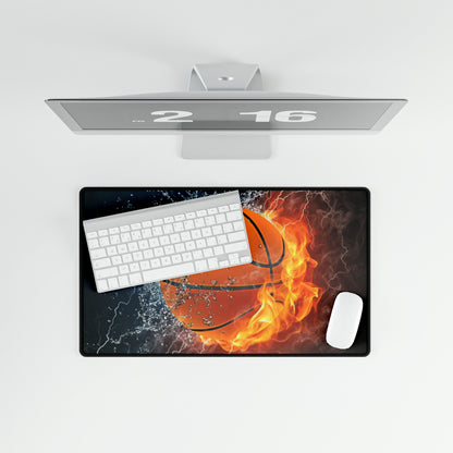 Feuer und Eis NBA Basketball High Definition Schreibtischunterlage Mousepad