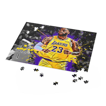 LeBron James 252 or 500 Piece Puzzle Basketball Lakers NBA