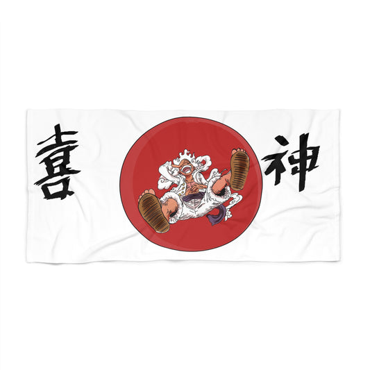 One Piece Anime Cartoon Monkey Luffy Jumbo Soft Beach Towel