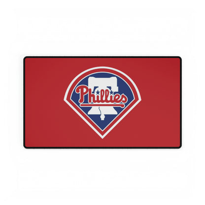 Philadelphia Phillies Logo MLB Baseball High Definition Print Desk Mat Mousepad