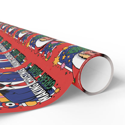 "Making Christmas Great Again" Style 2 Trump Christmas Wrapping Paper