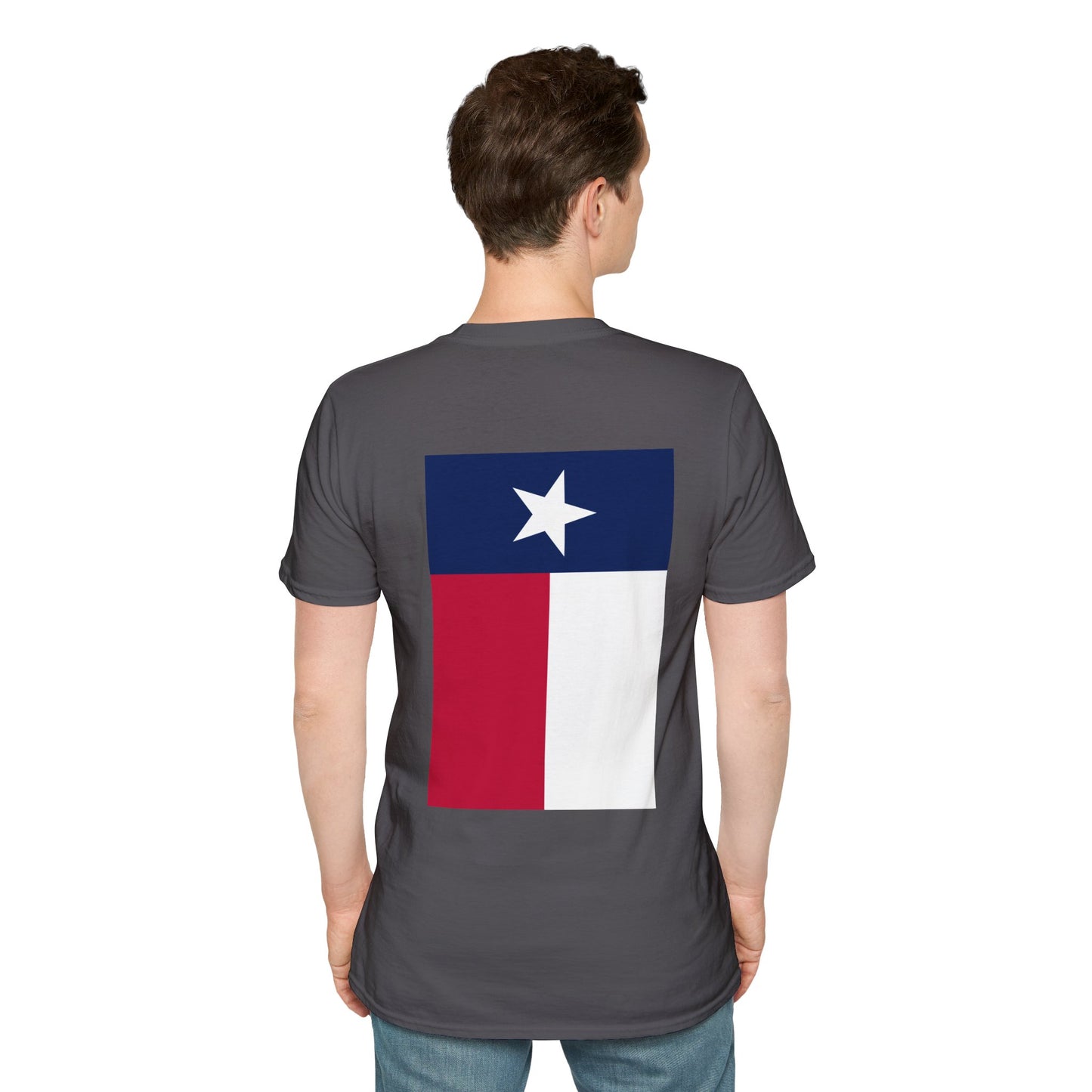 We Stand With Texas Flag Trump 2024 Unisex Softstyle T-Shirt MAGA