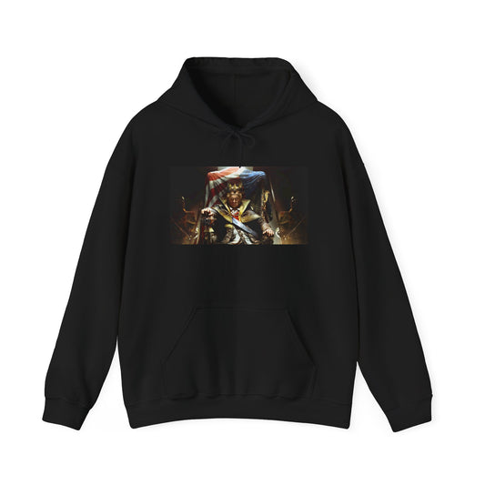 Trump the King Unisex Heavy Blend™ Hooded Sweatshirt