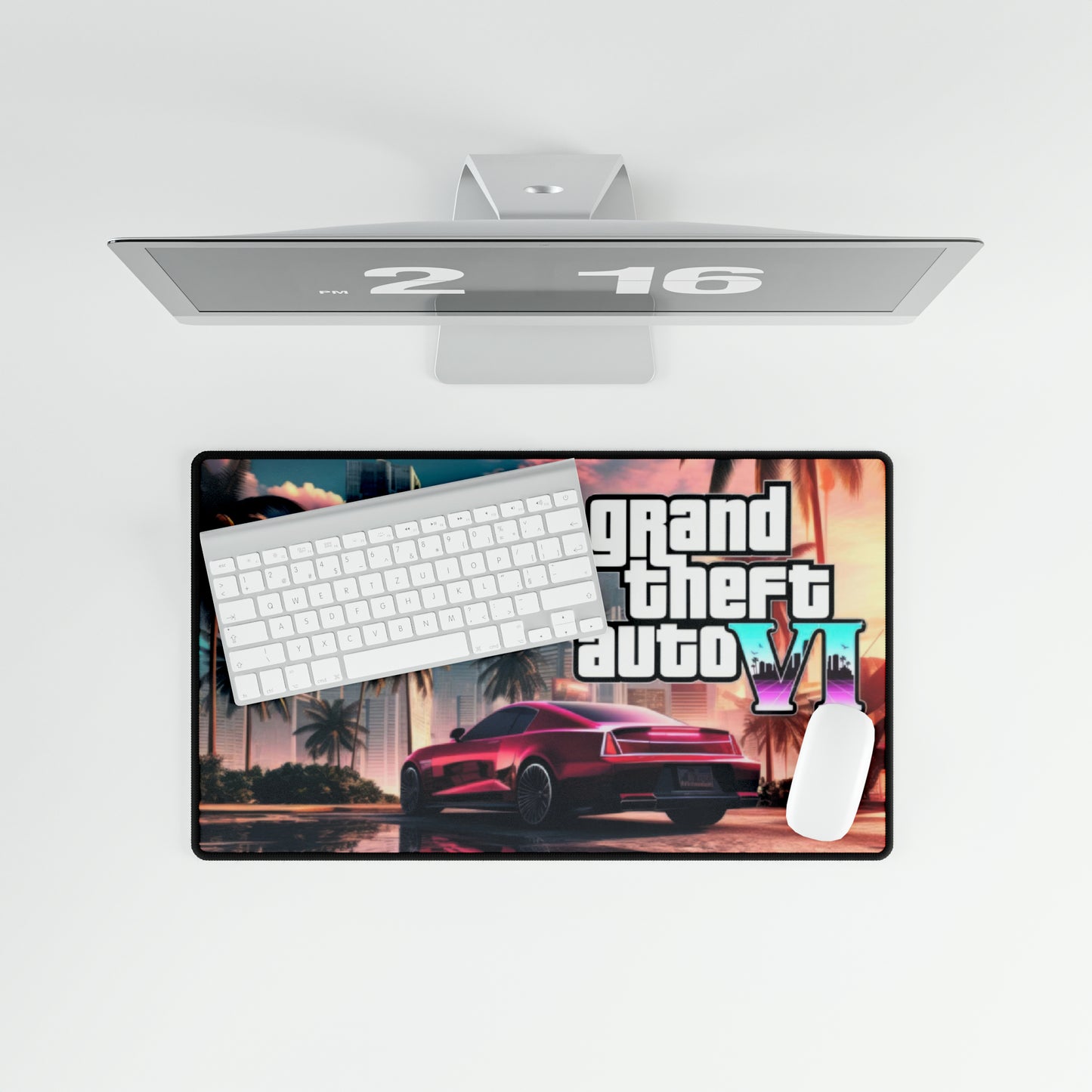 GTA 6 High Definition PC PS Video Game Desk Mat Mousepad