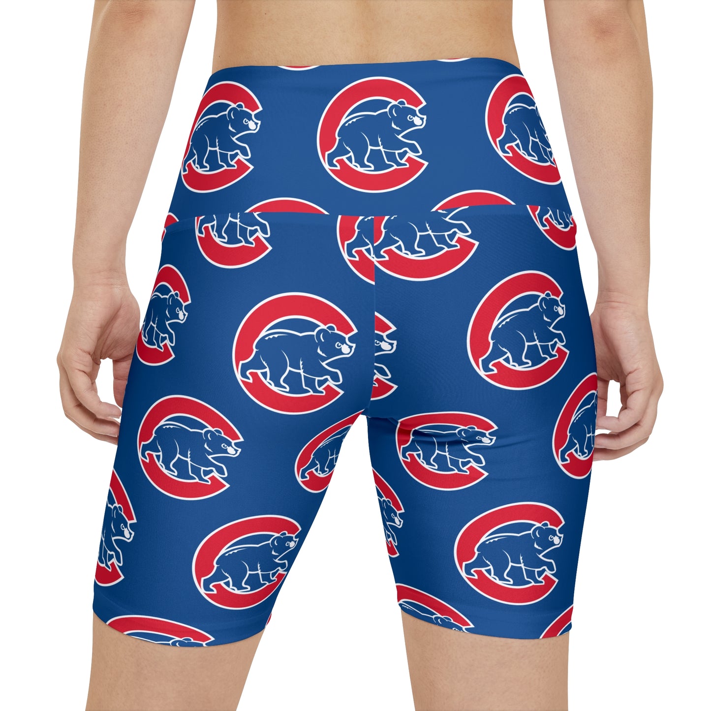 Chicago Cubs MLB Baseball Women's Workout Bike Comfy Shorts