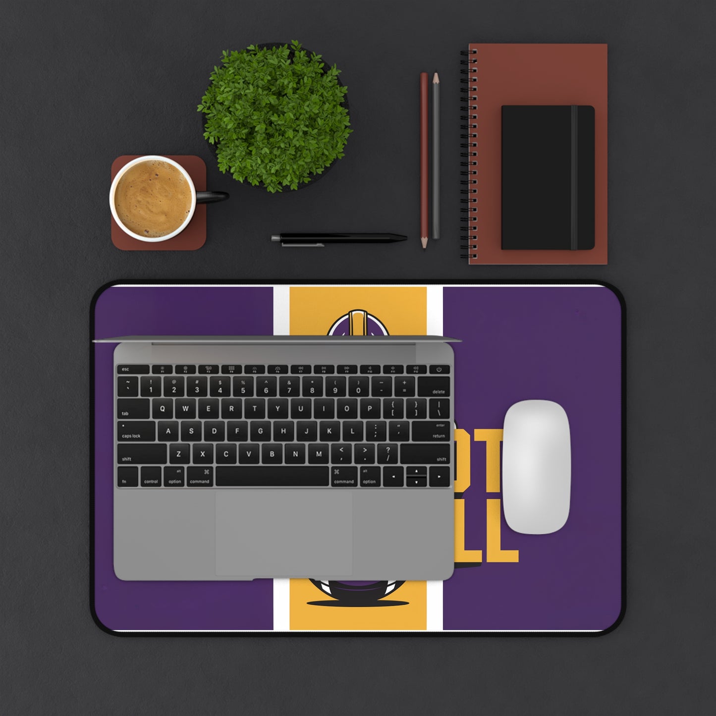 Minnesota Football High Definition Print Non Slip Desk Mat Office Home Mouse Pad Sports Fan Gift Ultra Smooth Surface Rubber Backing