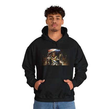 Trump the King Unisex Heavy Blend™ Hooded Sweatshirt