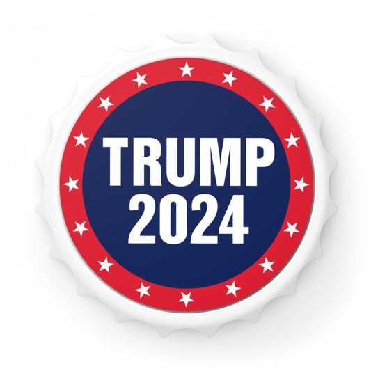 Trump 2024 MAGA Circle Logo Flaschen- und Dosenöffner