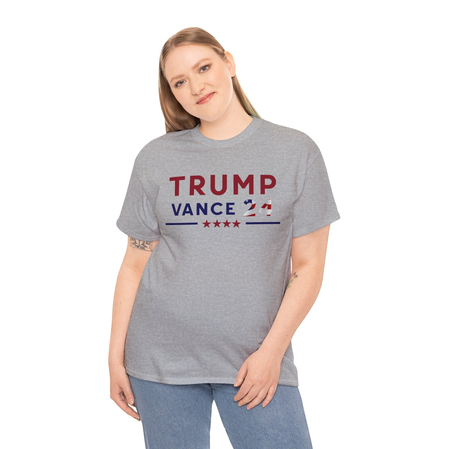 Trump Vance 24 MAGA Unisex Heavy Cotton Tee