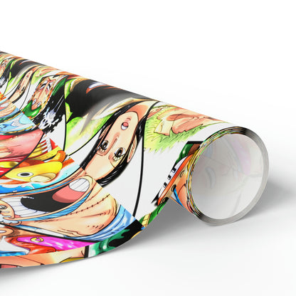 One Monkey Luffy Piece Anime Cartoon Birthday Gift Wrapping Papers