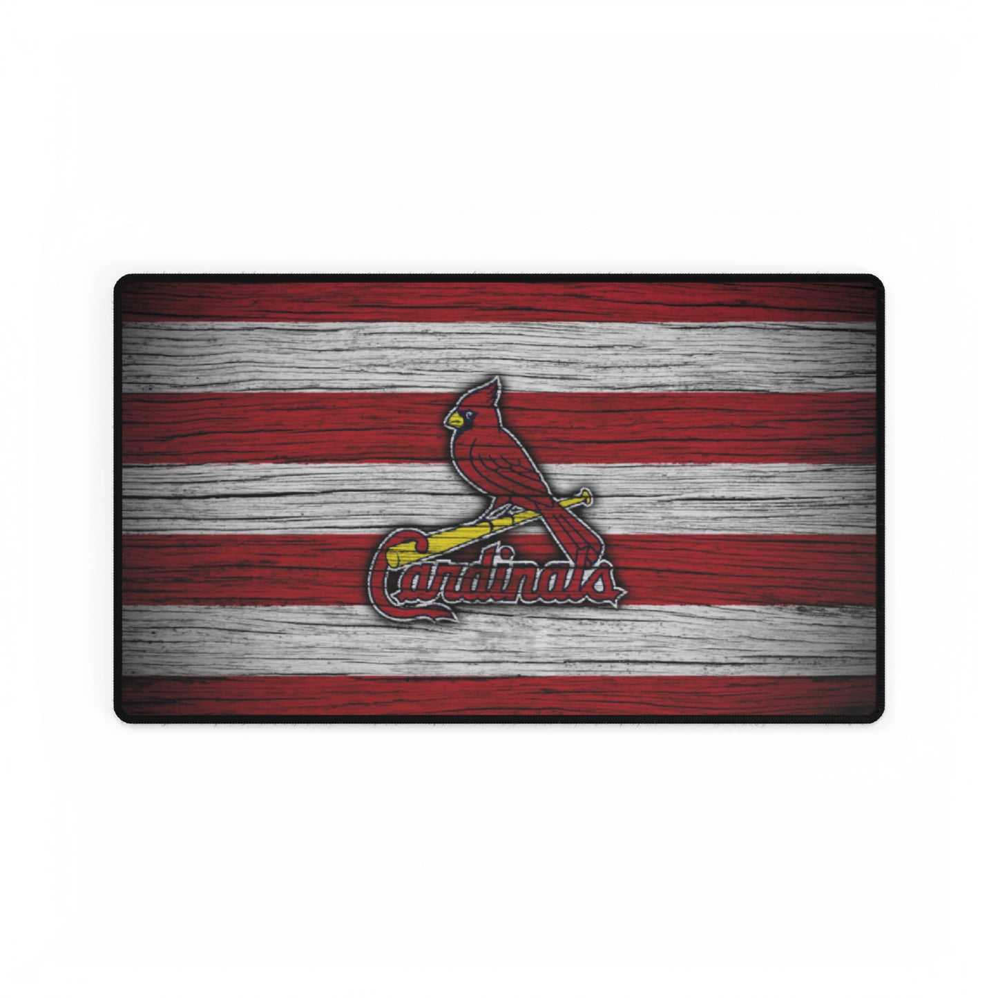 St. Louis Cardinals Woodgrain look MLB Baseball High Definition Desk Mat mousepad