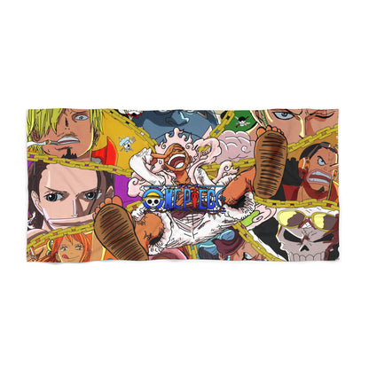 One Piece Anime Cartoon Monkey Nami Jumbo Soft Beach Towel