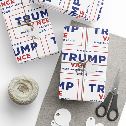 Trump Vance 2024 Make America Great Again Gift Wrapping Papers