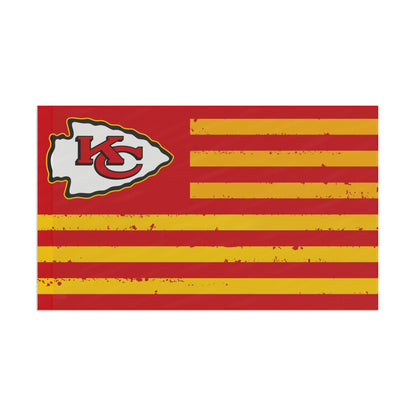 Kansas City Chiefs World Champions High Definition Print Flag Football