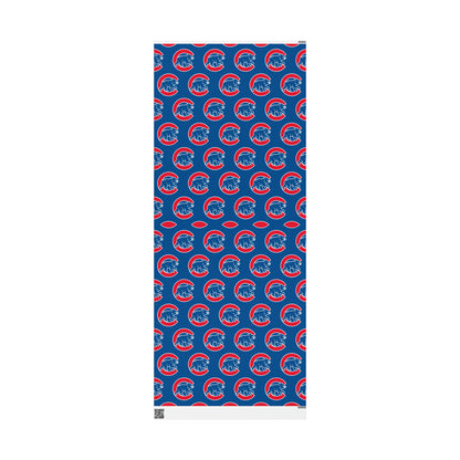 Chicago Cubs Baseball MLB Birthday Gift Wrapping Paper Holiday