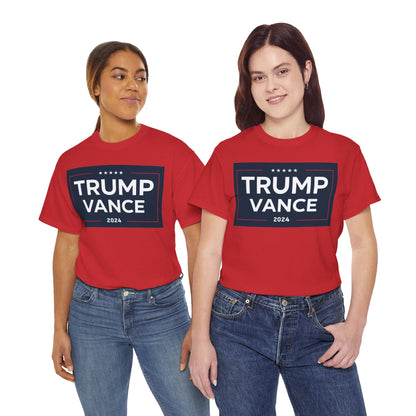 Trump Vance 24 MAGA Unisex Heavy Cotton Tee