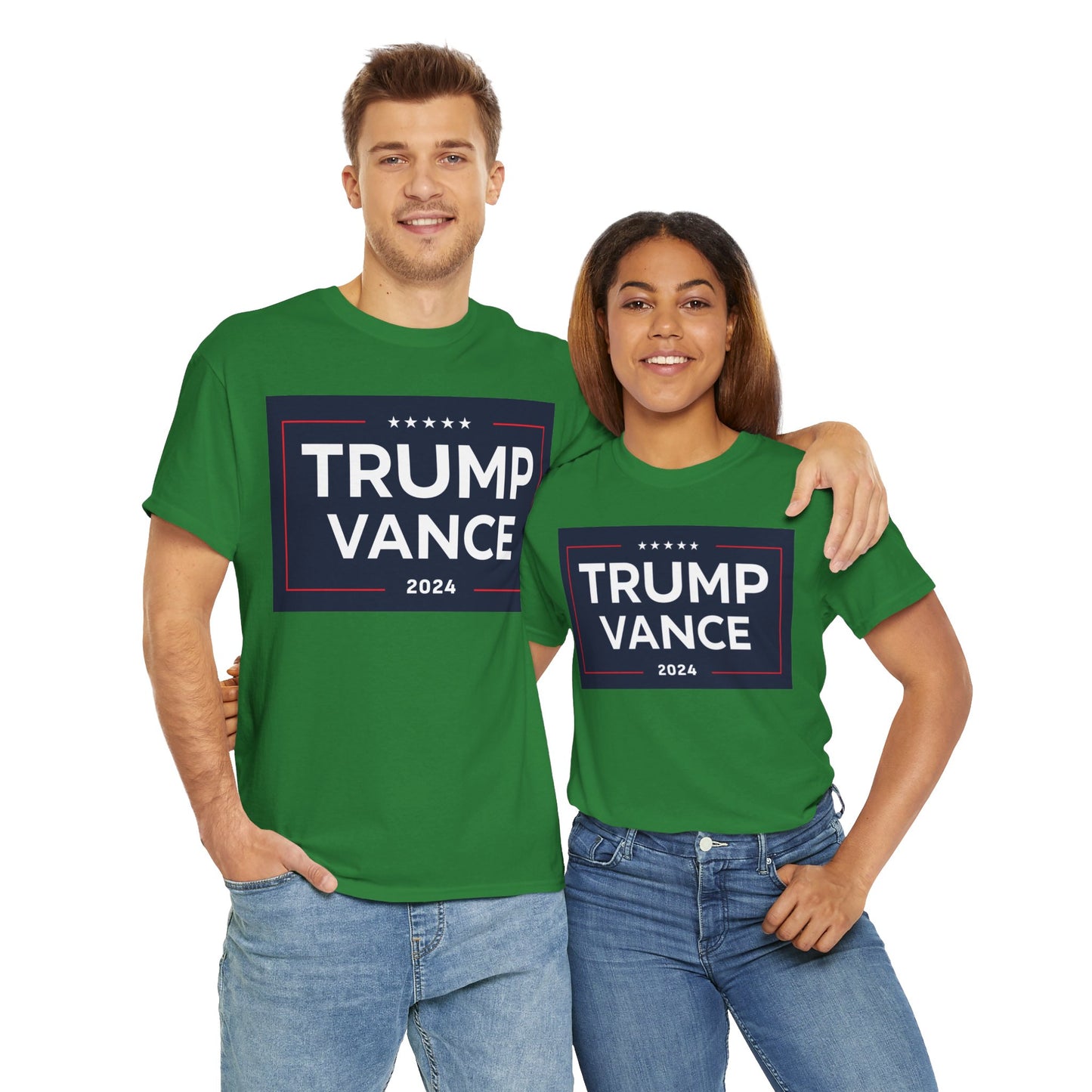 Trump Vance 24 MAGA Unisex Heavy Cotton Tee