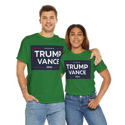 Trump Vance 24 MAGA Unisex Heavy Cotton Tee