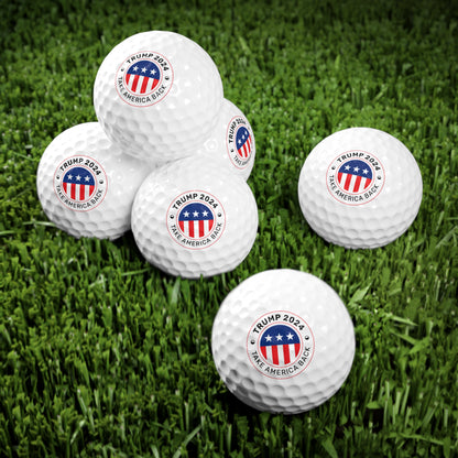 Trump 2024 Take America Back Hochwertige Golfbälle, 6 Stück