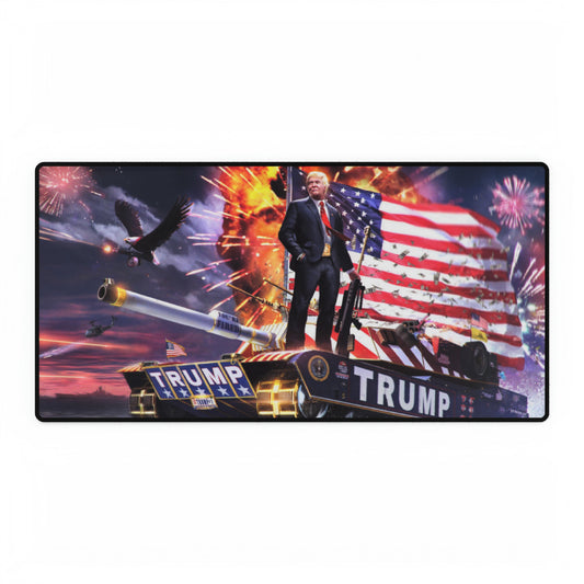 Donald Trump The Warrior Tank High Definition MAGA American Desk Mats