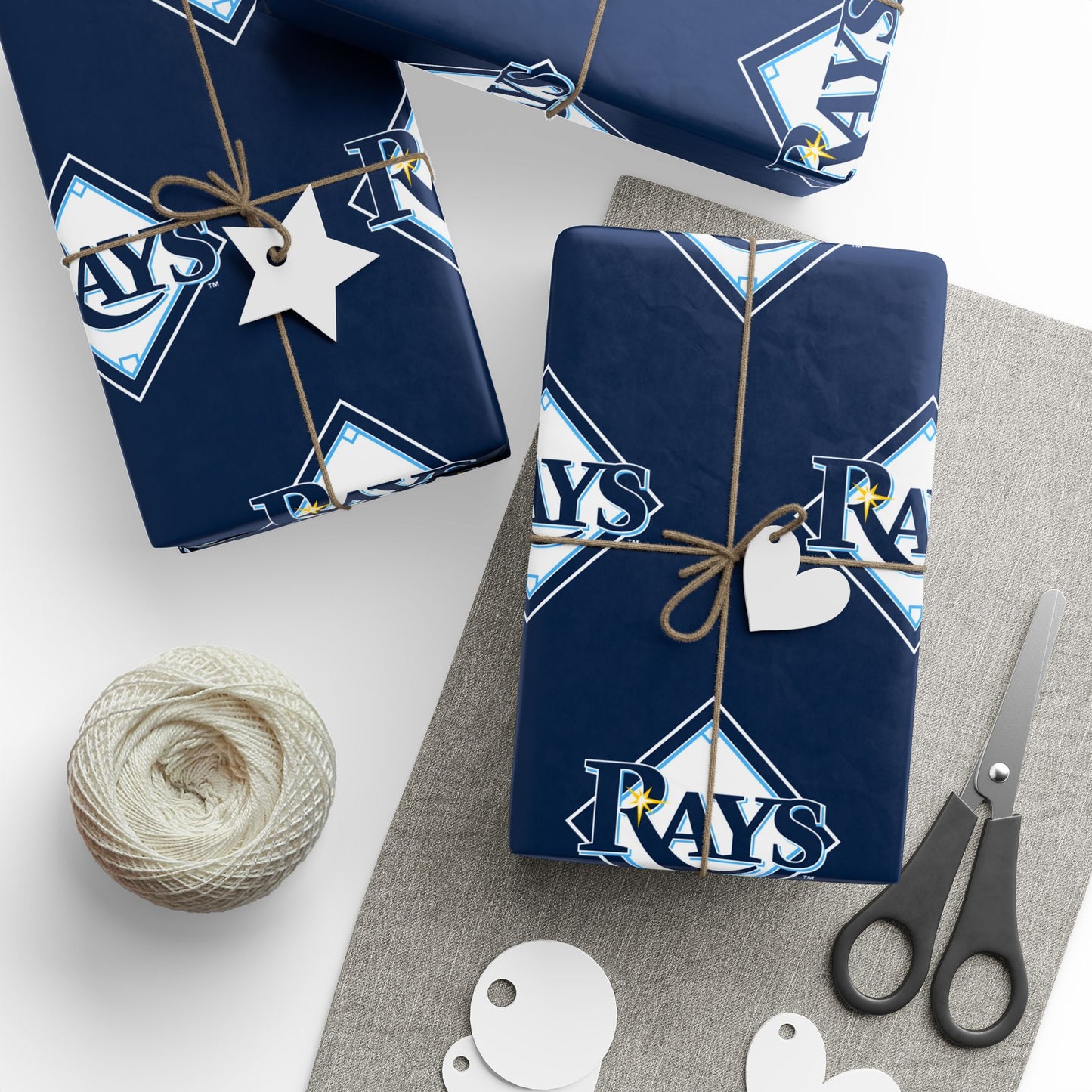 Tampa Bay Rays Baseball MLB Birthday Graduation Gift Wrapping Paper