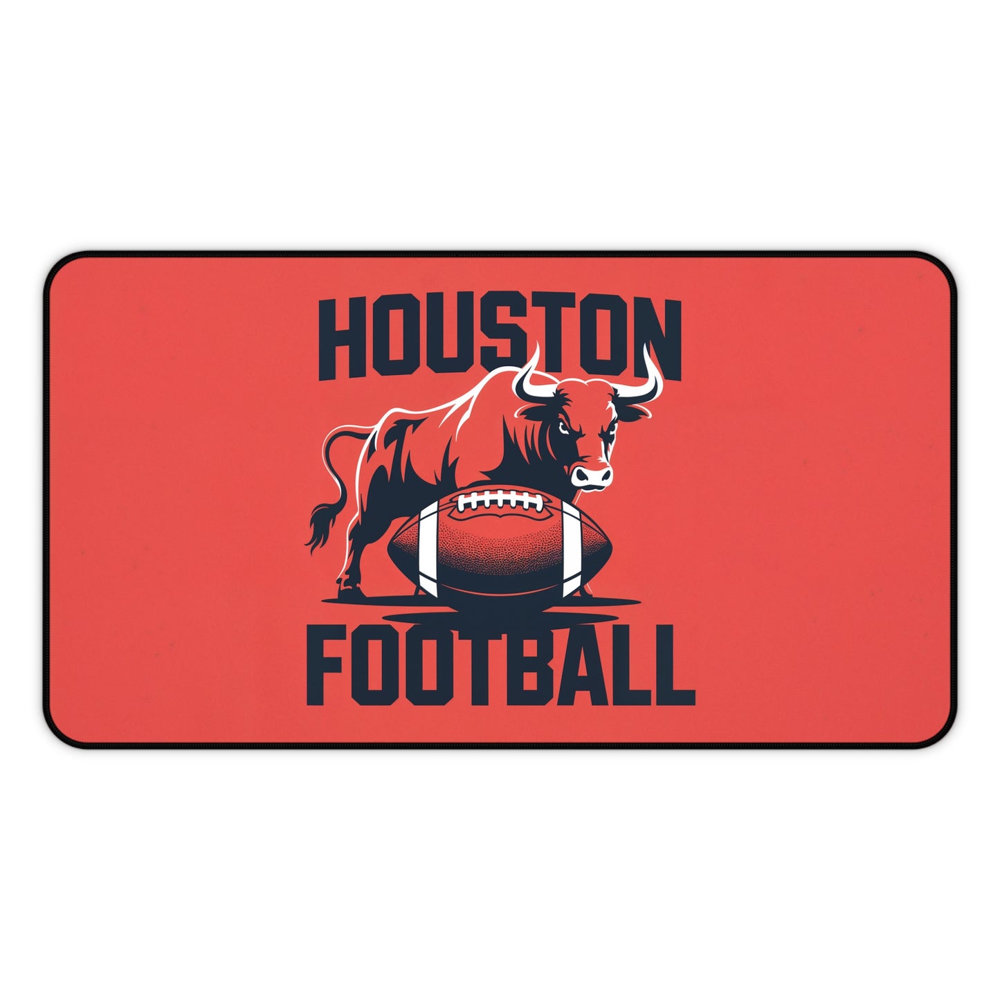 Houston Football High Definition Print Non Slip Desk Mat Office Home Mouse Pad Sports Fan Gift Ultra Smooth Surface Rubber Backing