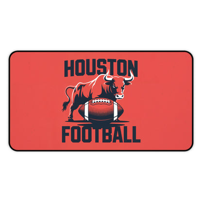 Houston Football High Definition Print Non Slip Desk Mat Office Home Mouse Pad Sports Fan Gift Ultra Smooth Surface Rubber Backing
