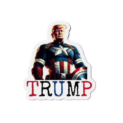 Captain TRUMP Red White and Blue Die-Cut Magnet