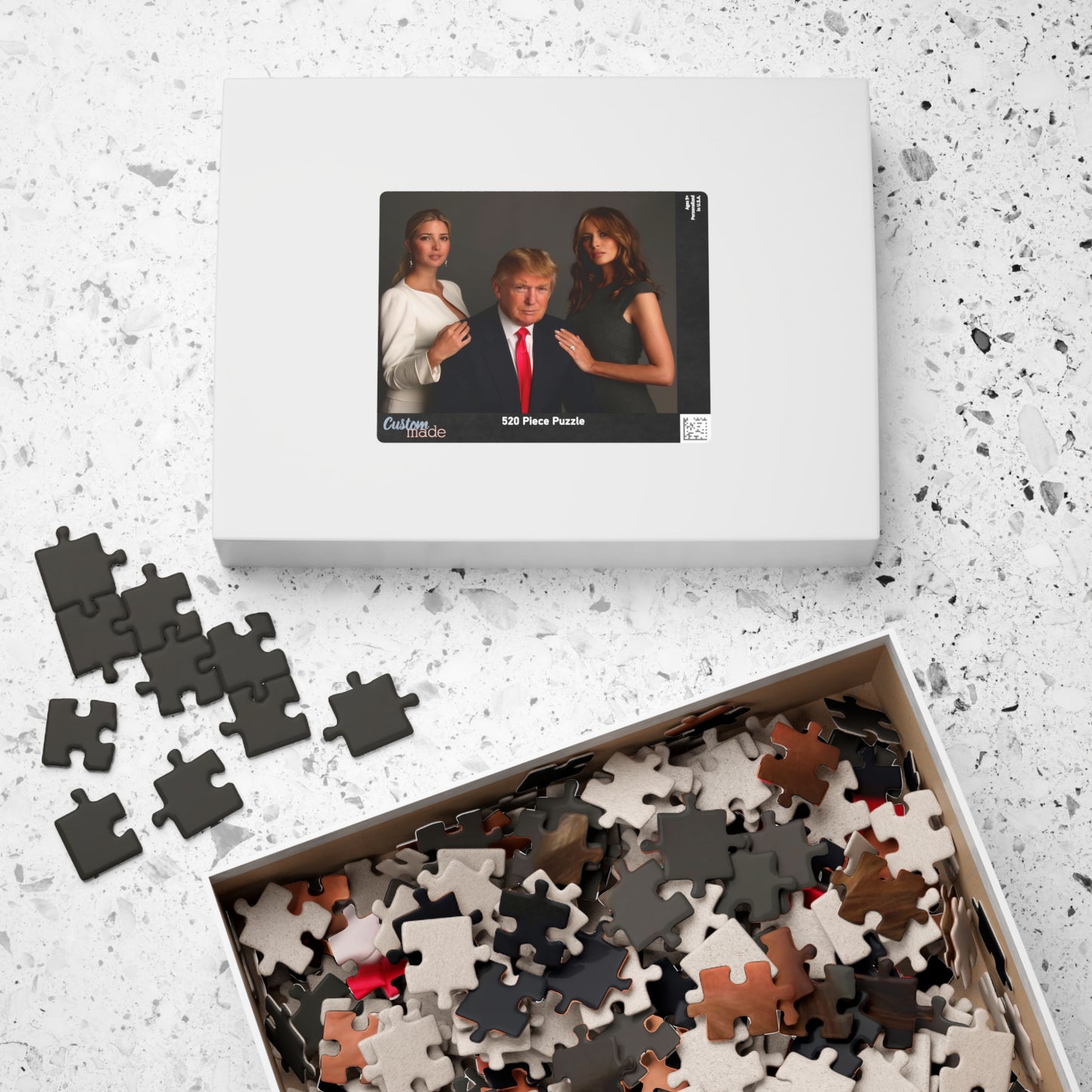 First Family Trump chipboard High-Definition Printed Puzzle (252, 520, 1014-piece)