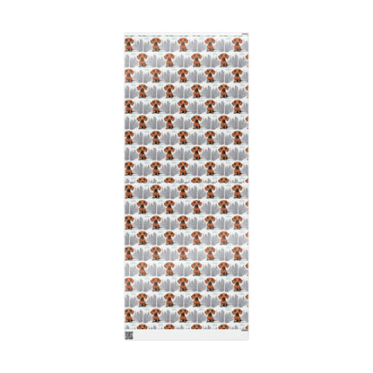 Dachshund in the city Weiner Dog Birthday Gift Present Holiday Wrapping Paper