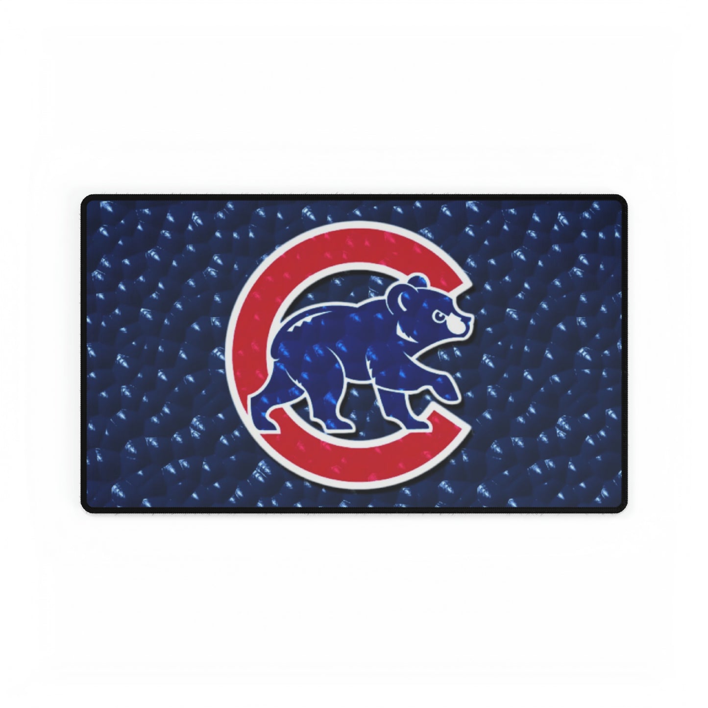 Chicago Cubs Bear Blue MLB Baseball High Definition Print Desk Mat Mousepad