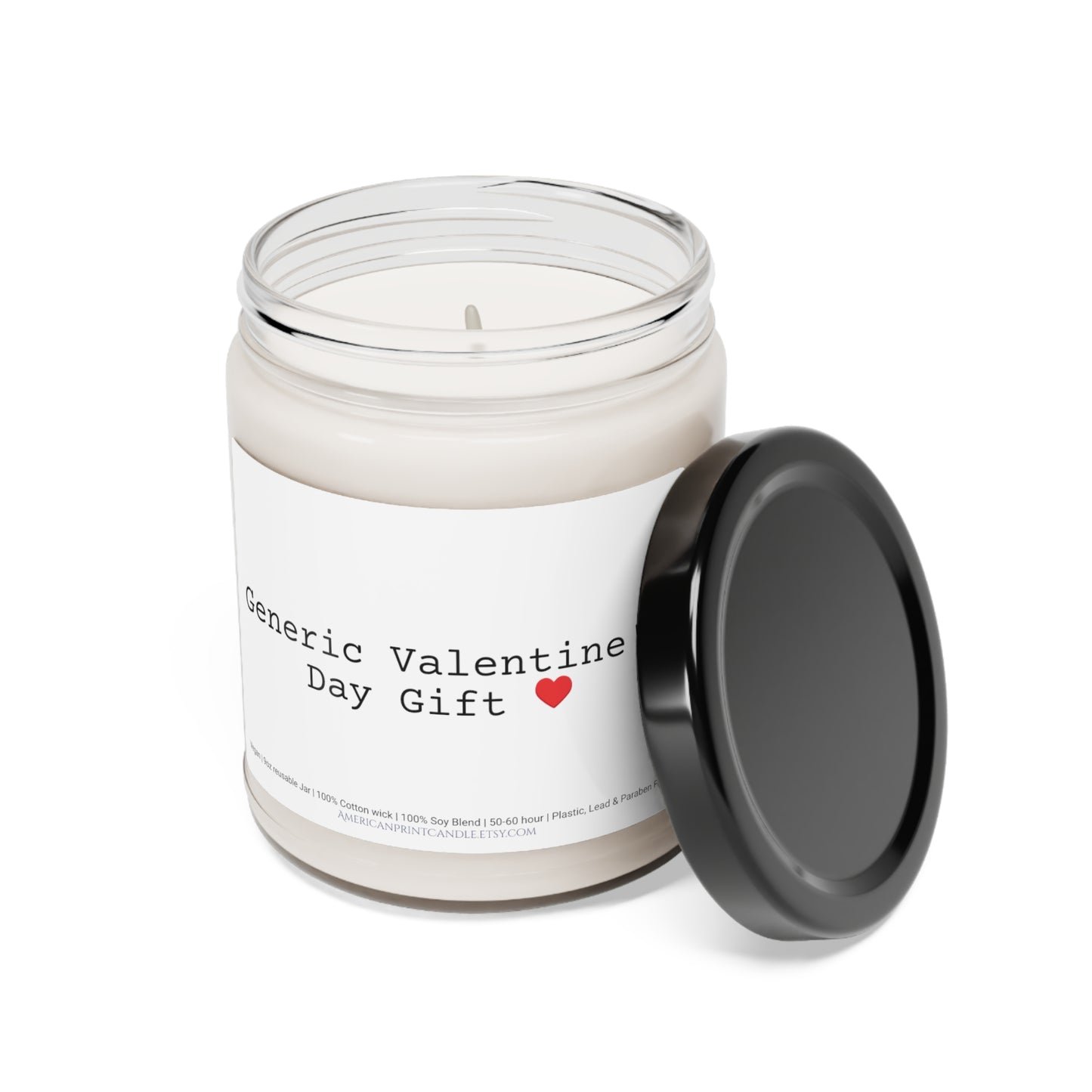 Generic Valentine's Day Gift Scented Soy Candle 9oz