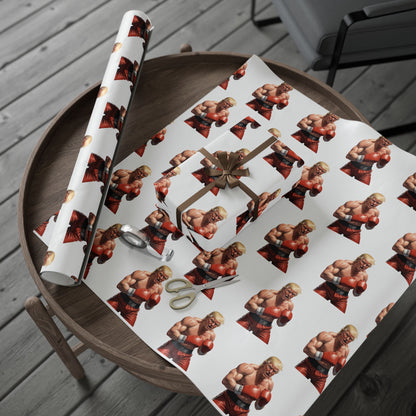 Trump the Boxer Christmas Gift Wrapping Papers