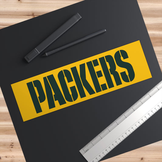 Green Bay Packers Large Bumper Sticker