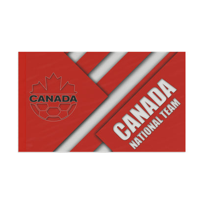 Canada National Team World Cup FIFA Futbol High Definition Print Flag Soccer