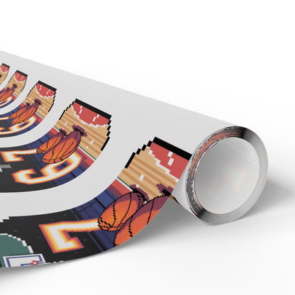 67 Funny Basketball Meme Wrapping Papers - Christmas Santa Cartoon Funny Meme, Gift Wrap, Theme, Holiday Gift Present