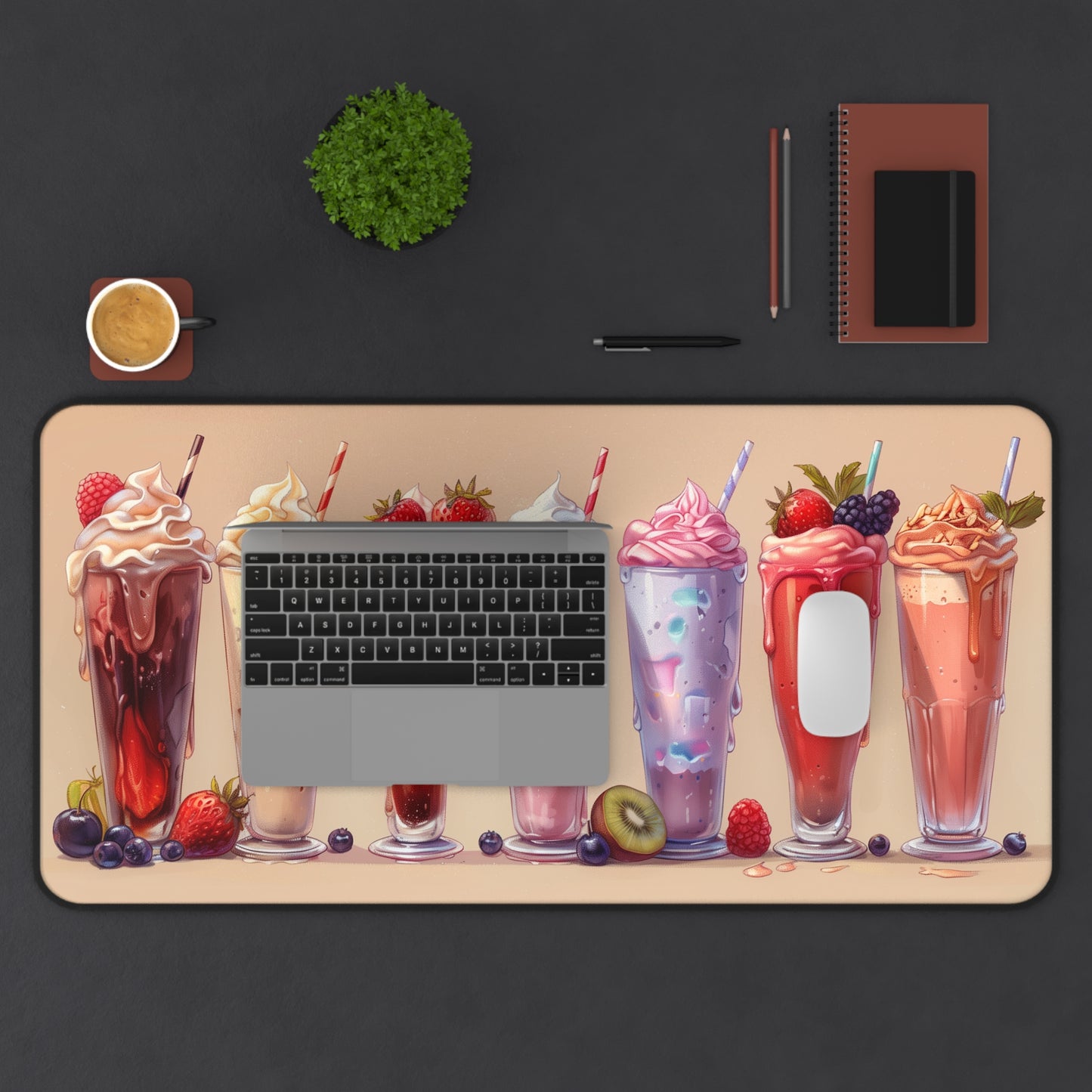 Ice Cream Sundaes Cartoon High Definition Desk Mat Mousepad