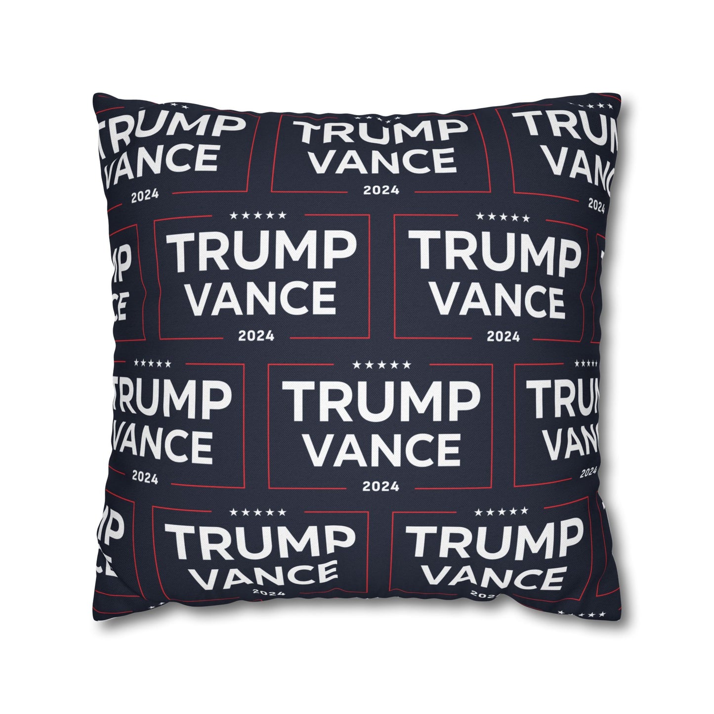 Trump Vance 2024 Take America Back Blue Throw Pillow Case