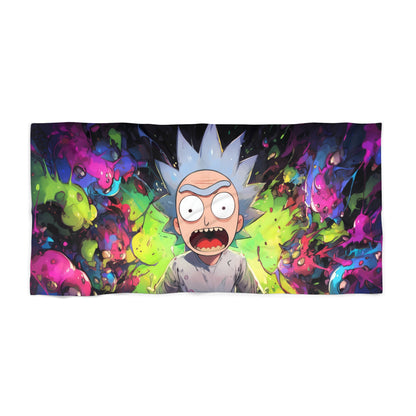 Rick and Morty Cartoon Jumbo Soft Vacation Beach Towel Sanchez