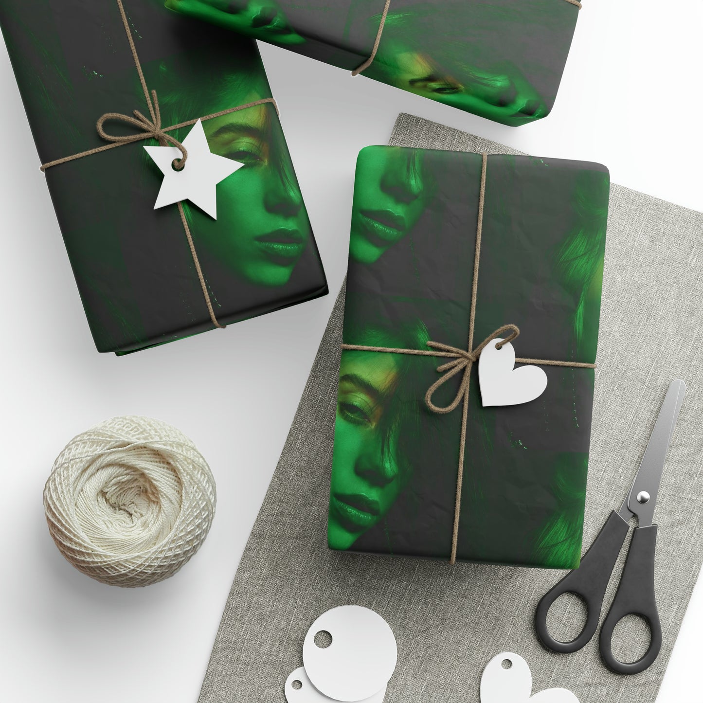 Billie Eilish singer holiday present Birthday Gift Wrapping Papers