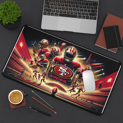 San Francisco 49ers NFL Football High Definition PC Desk Mat Mousepad