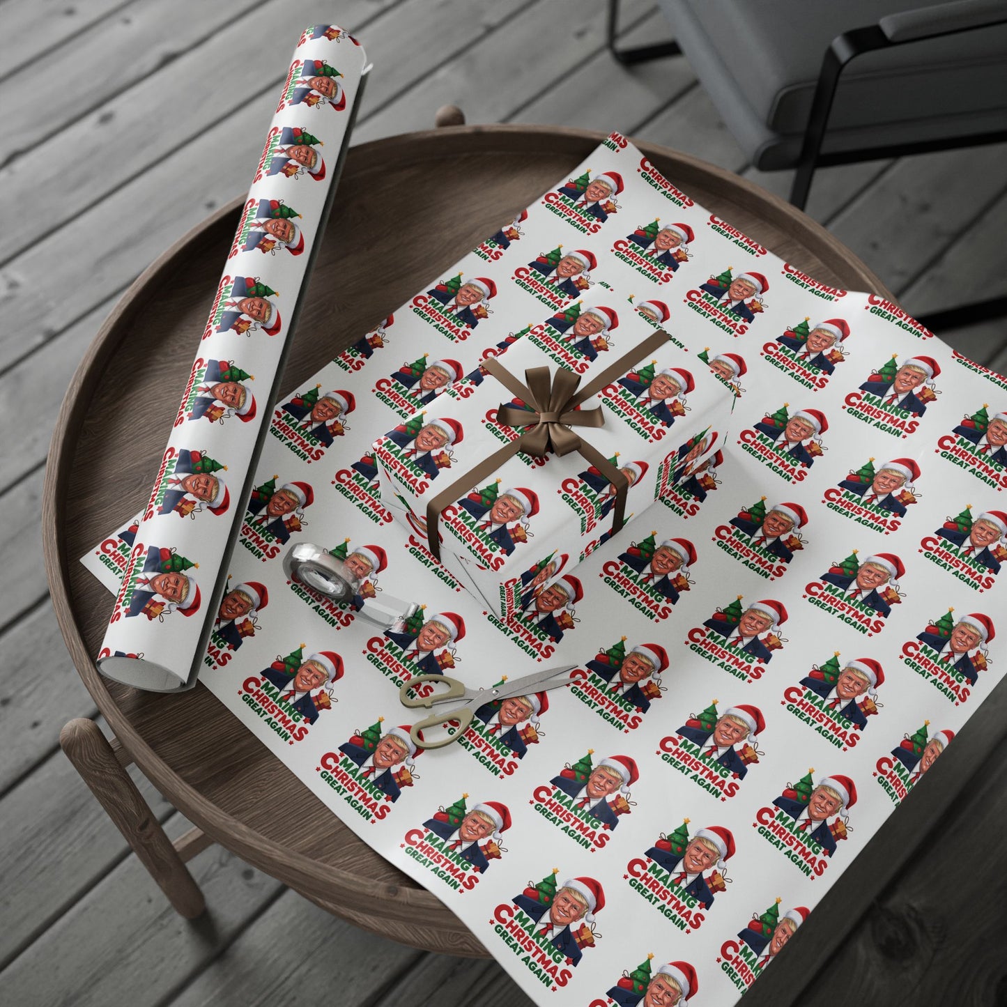 "Making Christmas Great Again" Trump Christmas Wrapping Paper