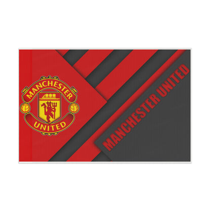 Manchester United Futbol soccer World Champions High Definition Print Flag