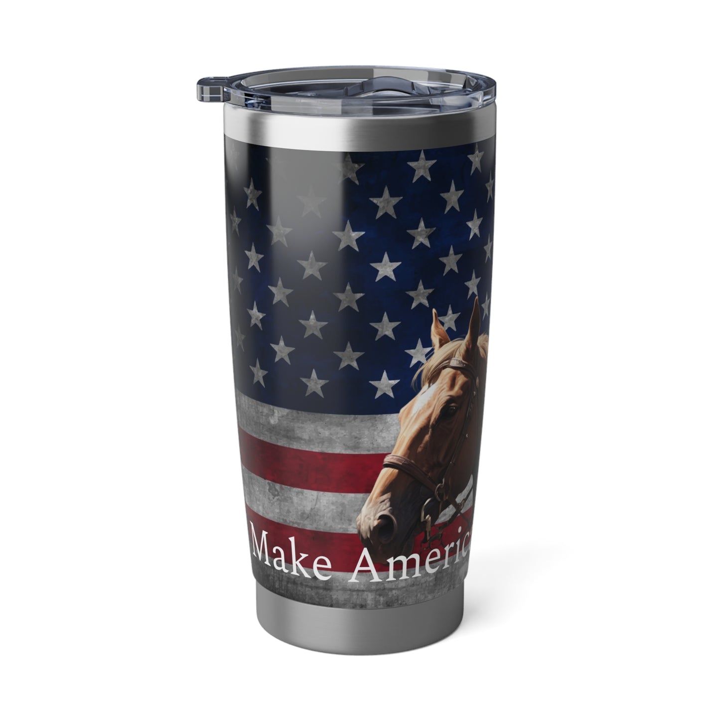 Make America Country Again Cowboy Trump Stainless Vagabond 20oz Tumbler