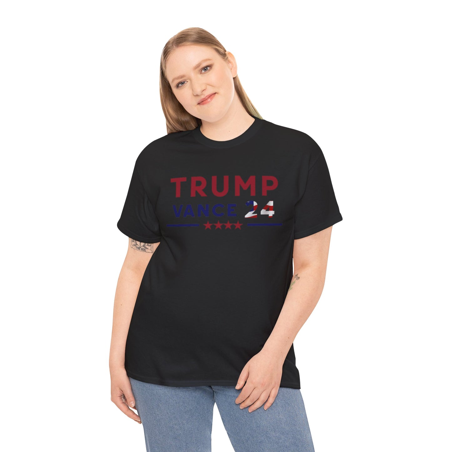 Trump Vance 24 MAGA Unisex Heavy Cotton Tee