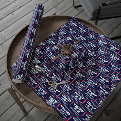 Trump Take America Back Christmas Wrapping gift Paper