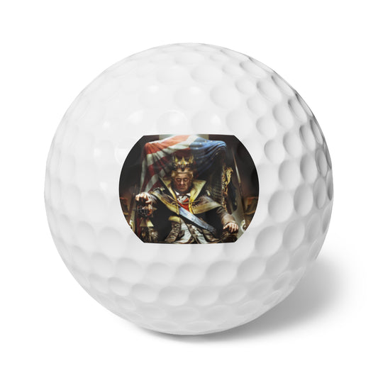 Trump the Emperor MAGA American Made Golf Balls, 6pcs