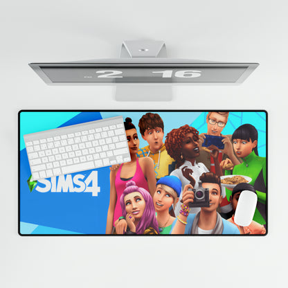 The Sims 4 High Definition Epic PC Video Game American Desk Mat