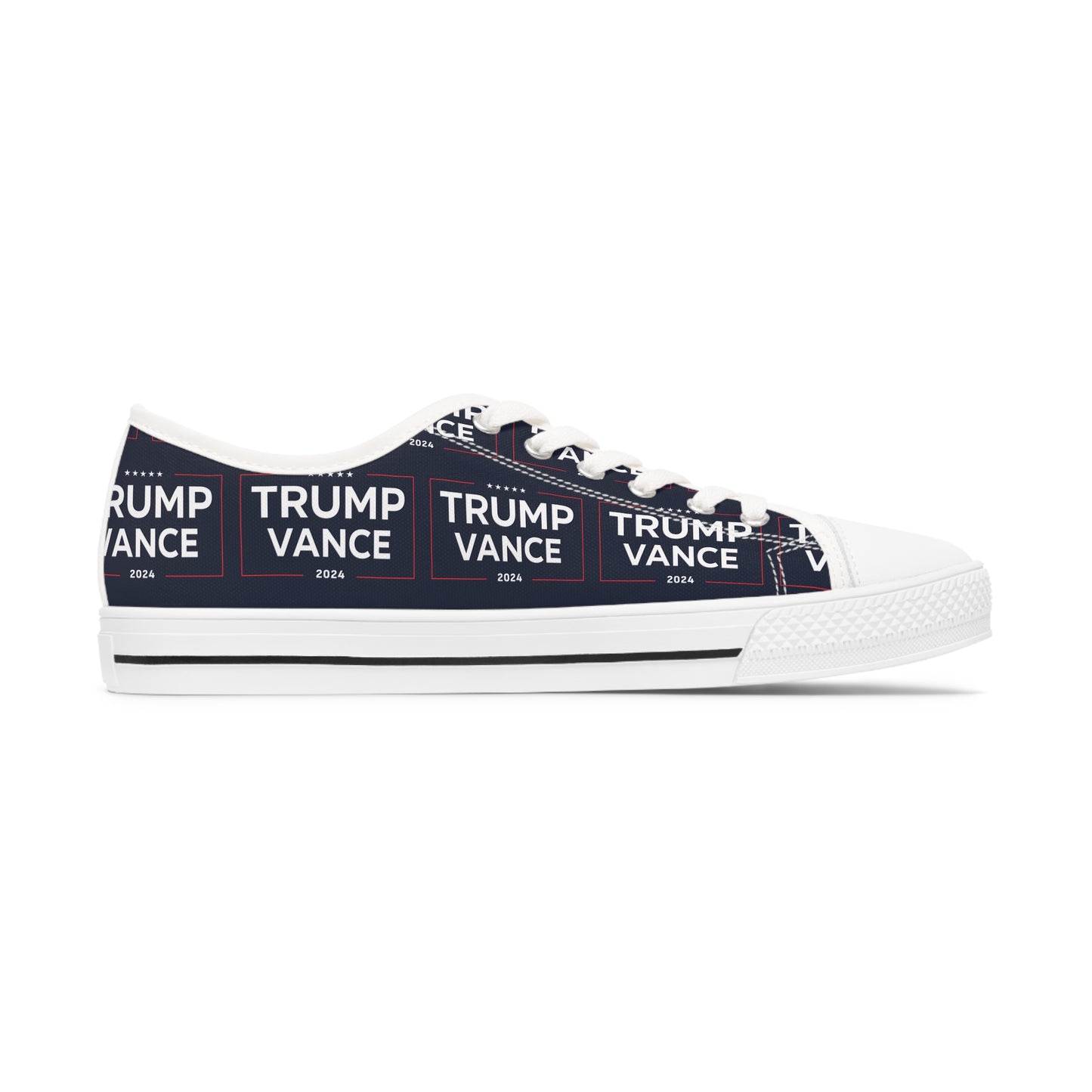 Trump Vance 2024 MAGA Women's Low Top Sneakers Shoes